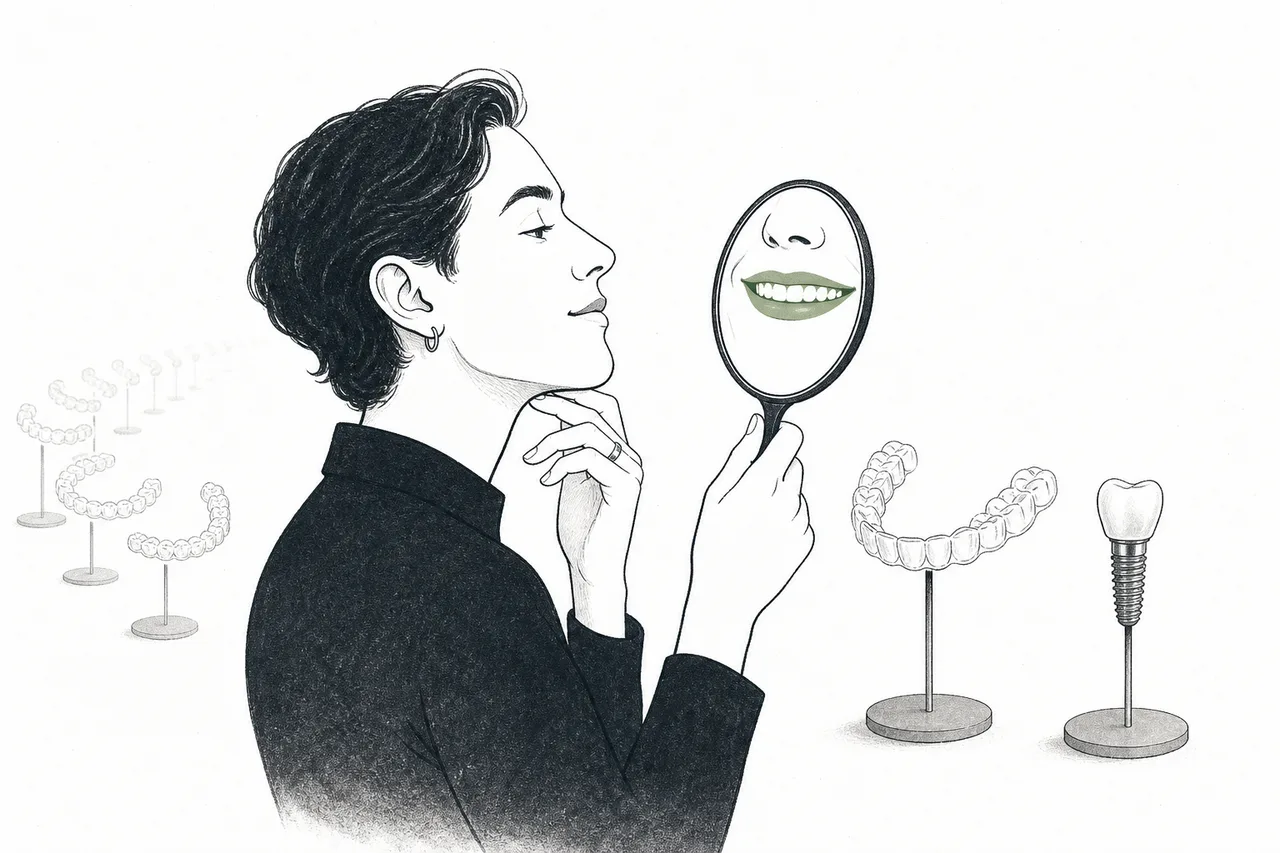 Clear aligners and dental implants become things people choose to buy for beauty, not just for treatment.
