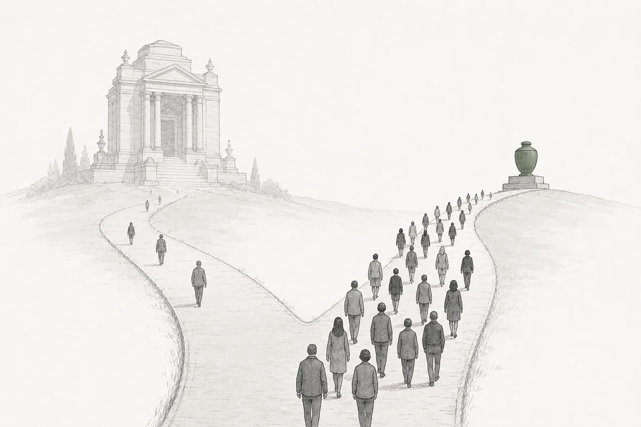 Two end-of-life paths that have become simpler, suggesting a more affordable option and a smaller footprint.