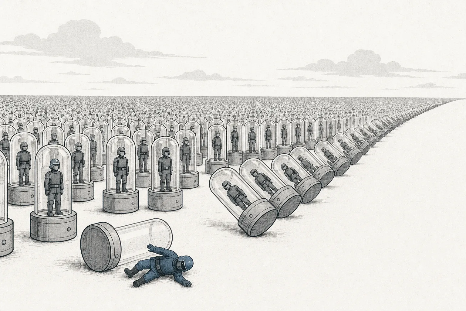 The same single guard standing watch inside millions of machines at once. If this one guard stumbles and falls, every machine falls after it like dominoes.
