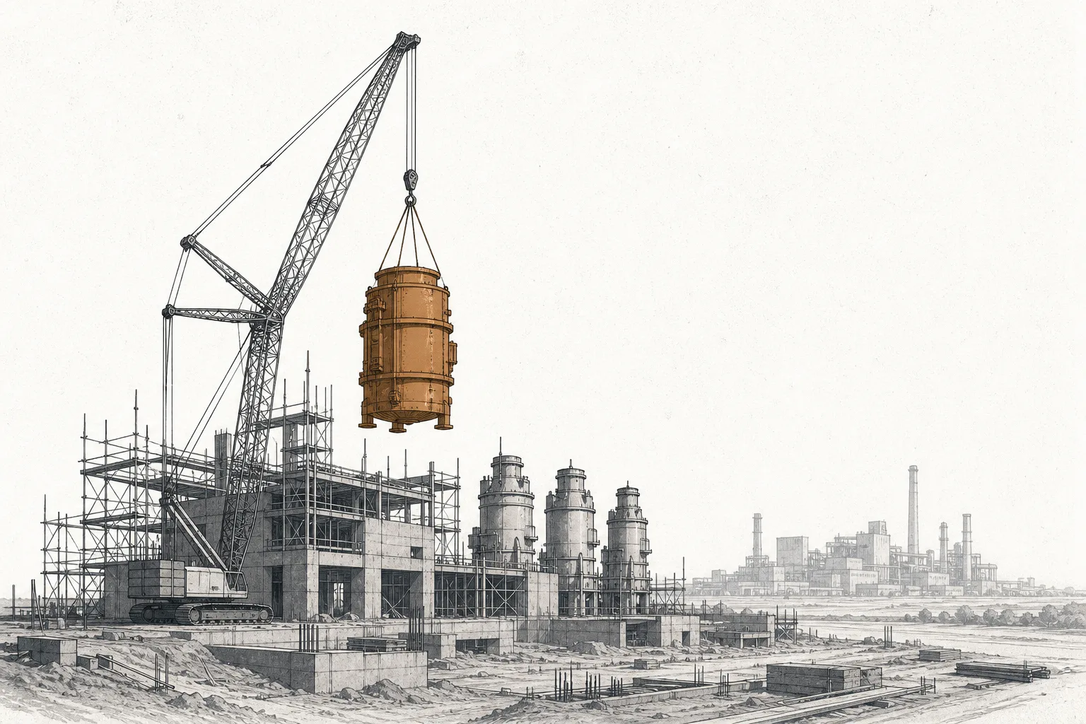New magnet factories are under construction on several continents outside China, with cranes and furnaces lined up, conveying the effort to build their own downstream supply chain.